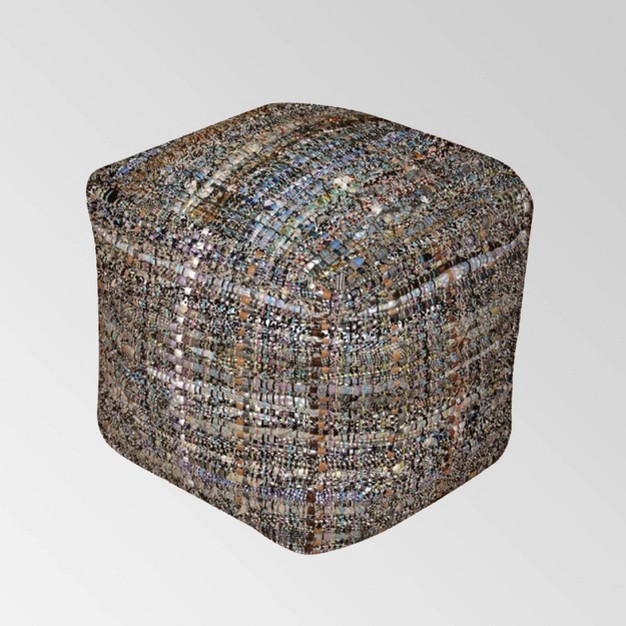 Cadieux Fabric Pouf Christopher Knight Home