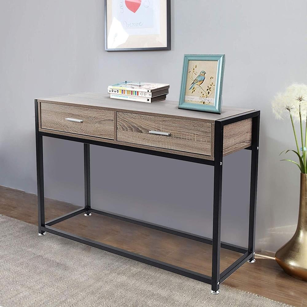 Console Entryway Sofa Coffee Tables with Drawers. - 47