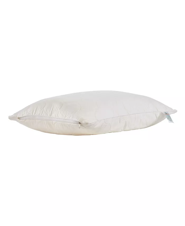 Sleep and Beyond Mywoolly， Natural， Adjustable and Washable Wool Pillow， Standard