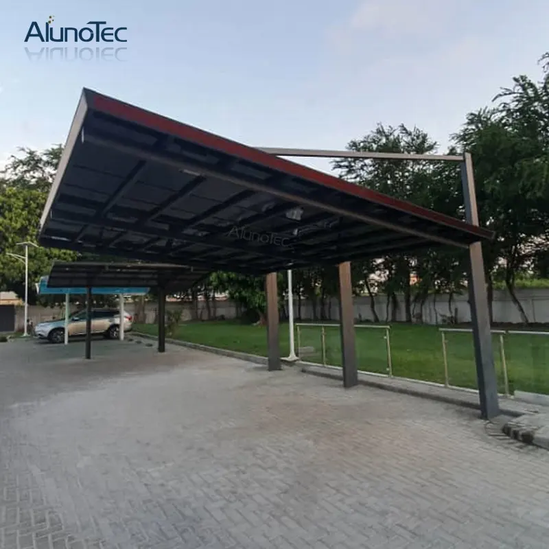 AlunoTec ECO Friendly Customized Terrace Villa Garden Supplies Withstand Snow Wind Carport Car Parking Shed Car Ports