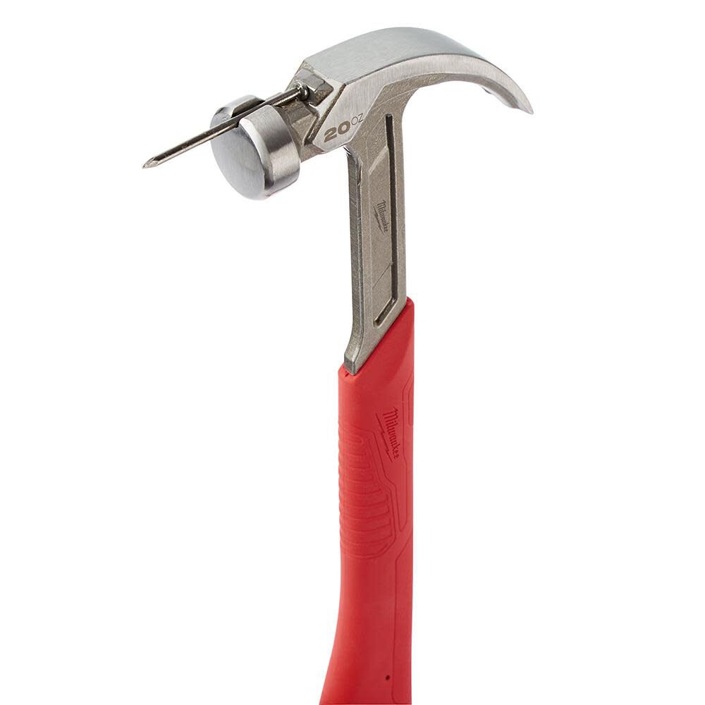 Milwaukee 20 oz Curved Claw Smooth Face Hammer 48-22-9080 from Milwaukee