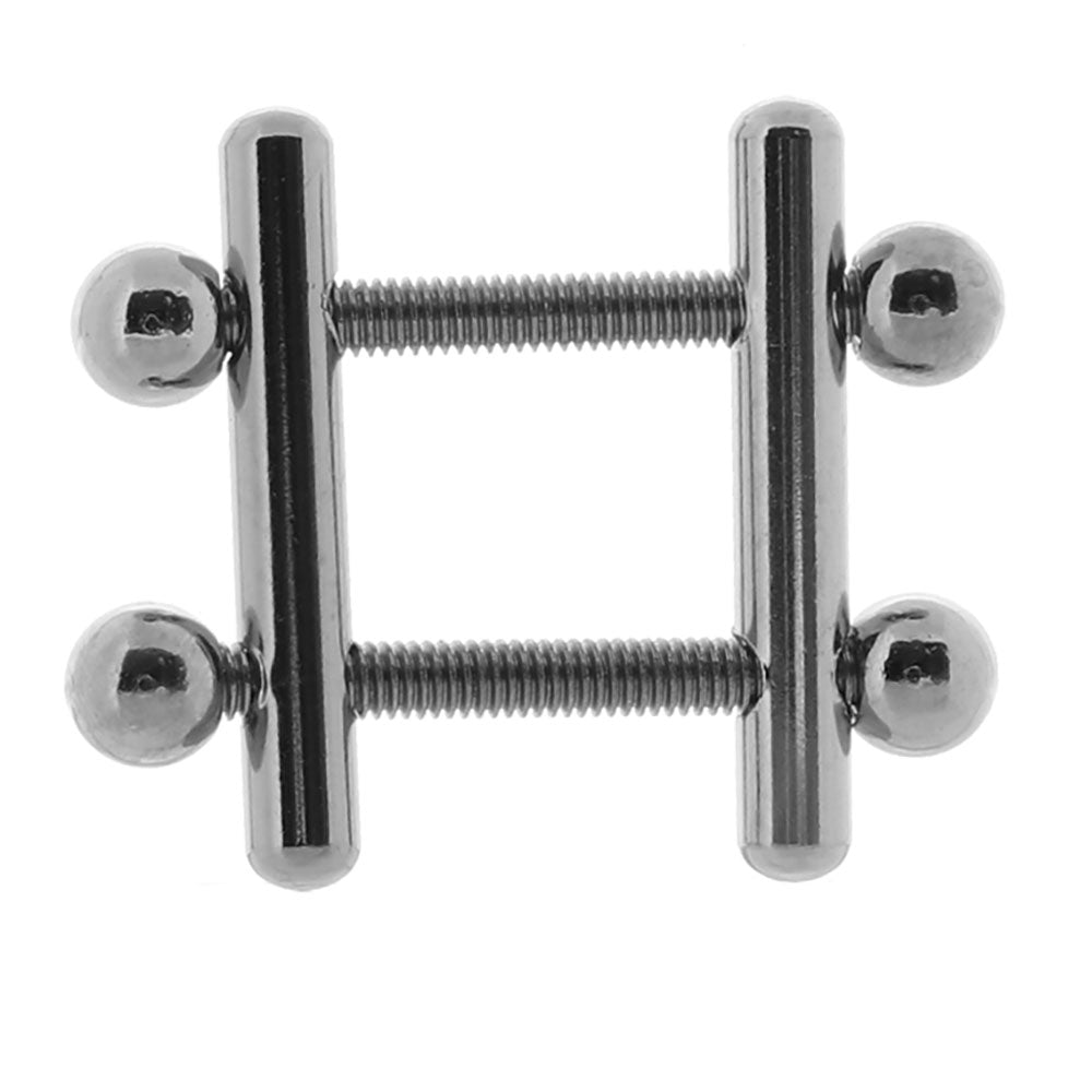 Nipple Grips Crossbar Nipple Vices in Silver