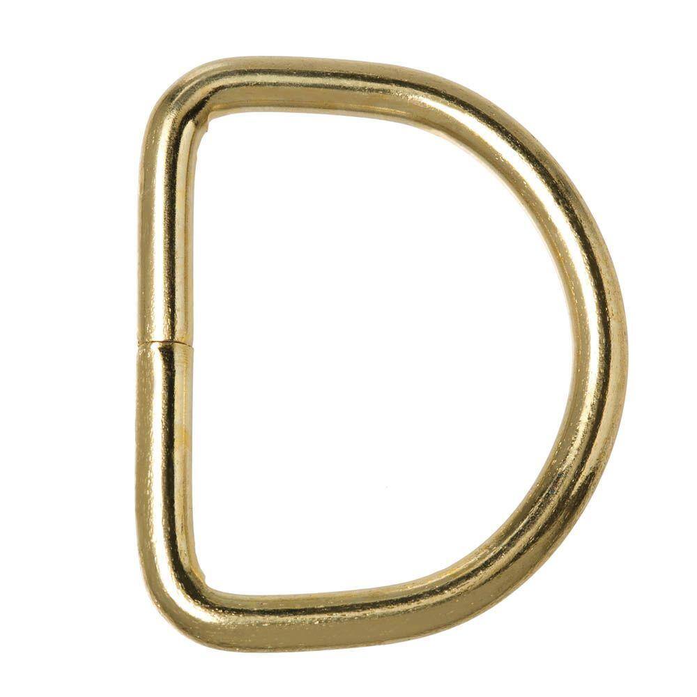 Everbilt 1-516 in. Brass D-Ring 68158