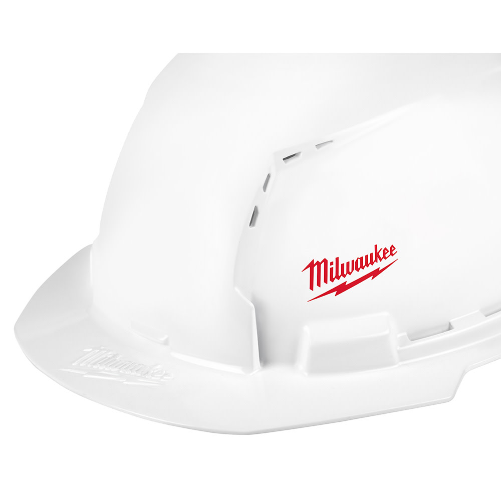 Milwaukee Front Brim Vented Hard Hat with BOLT Accessories Type 1 Class C Small Logo