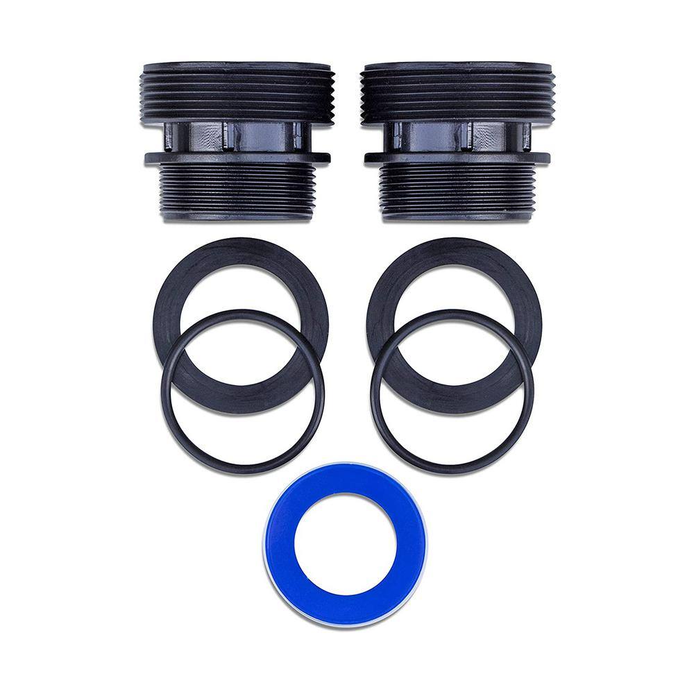 Swimline HydroTools 12 in. Pool Filter Pump and 40 mm to 1.5 in. Hose Connection Kit 71225 + 71002