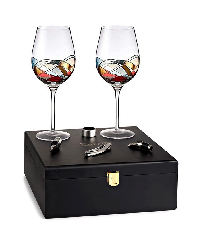 Bezrat Wine Glass Gift Set 7 Piece