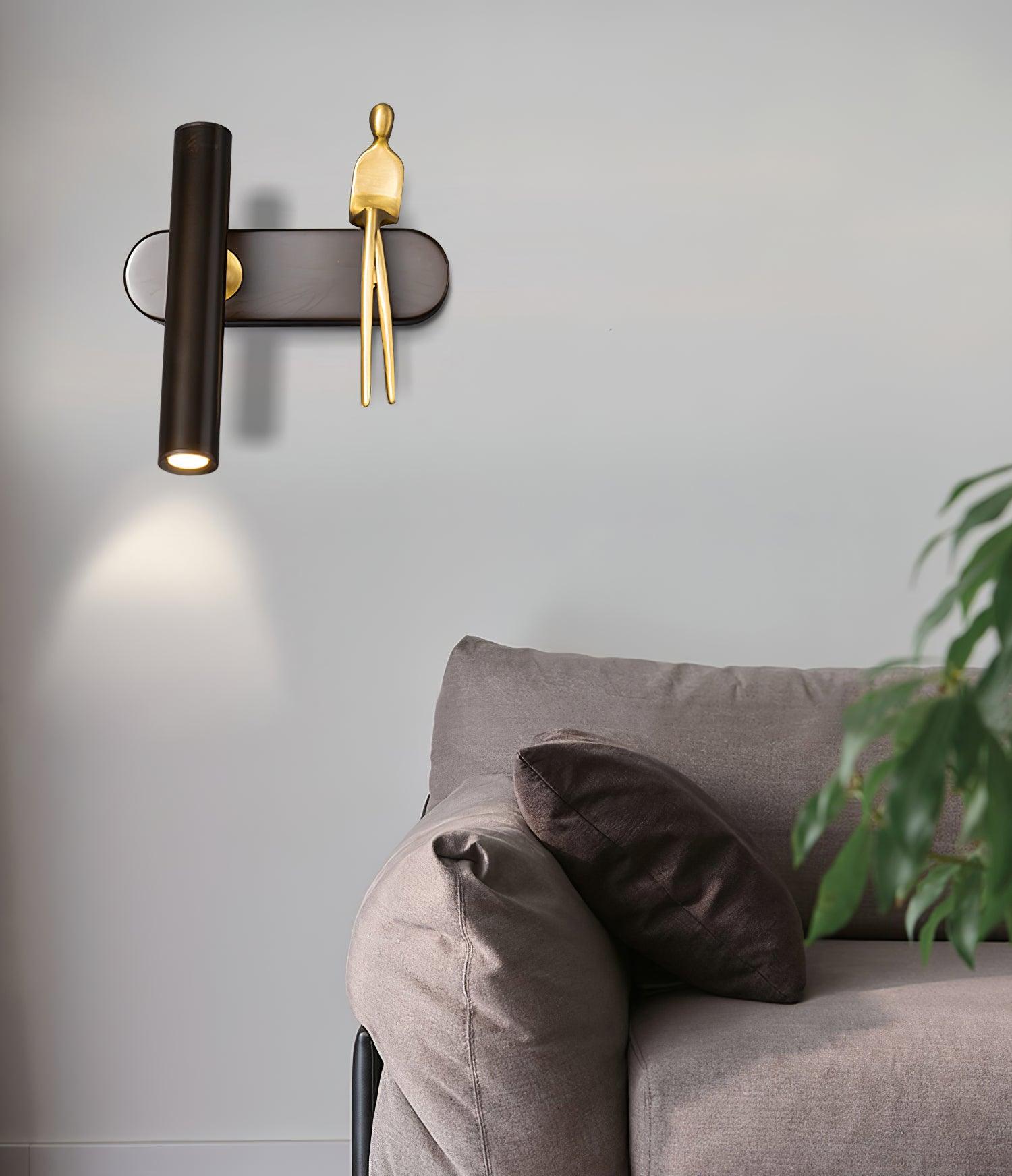 Brass Villain Wall Lamp