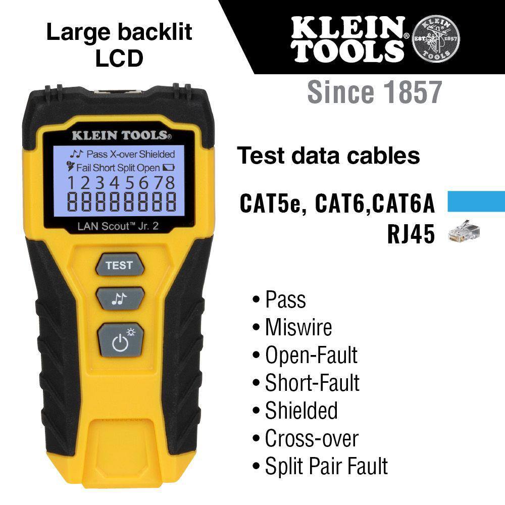 Klein Tools Cable Tester Tool Set 3-Piece 80072