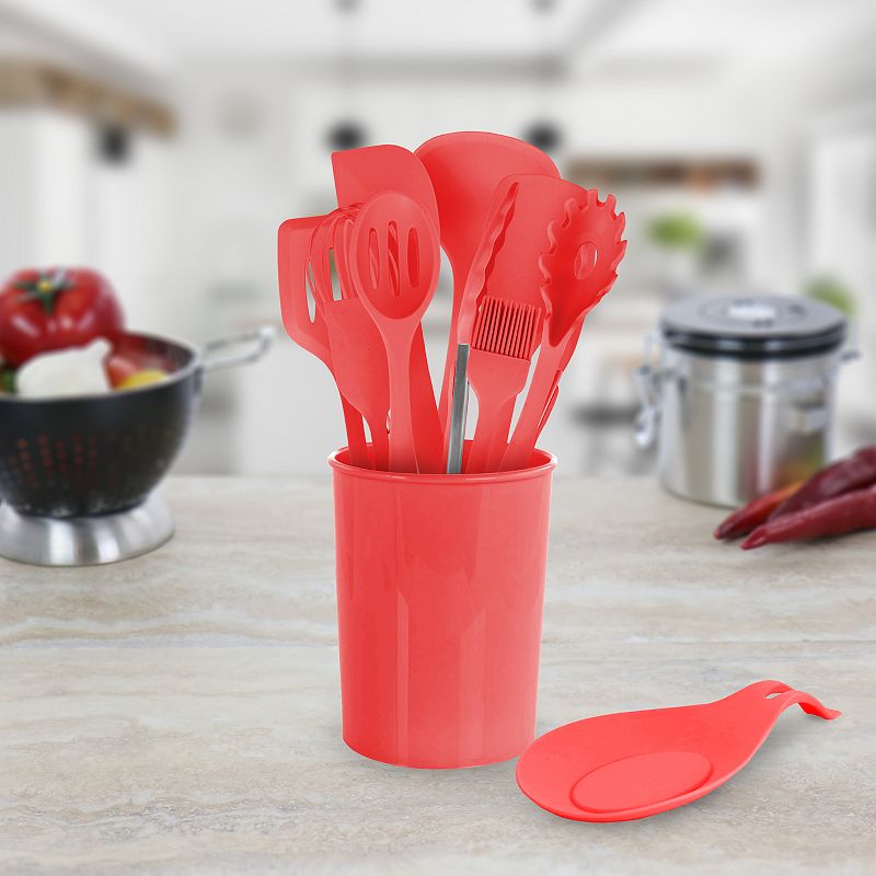 MegaChef Pro Silicone Cooking Utensils， Set of 12