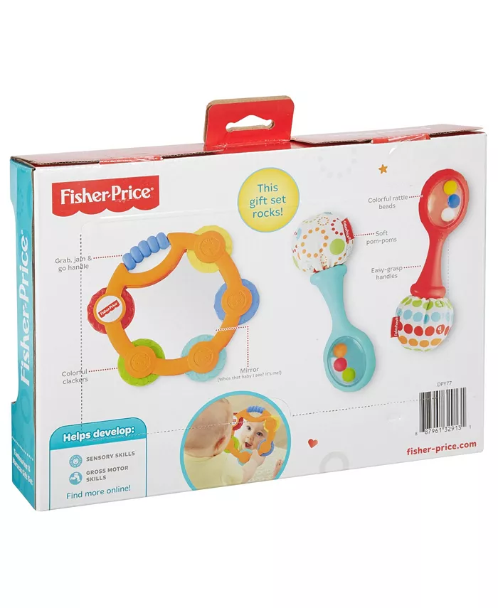 Fisher Price Tambourine and Maracas Gift Set