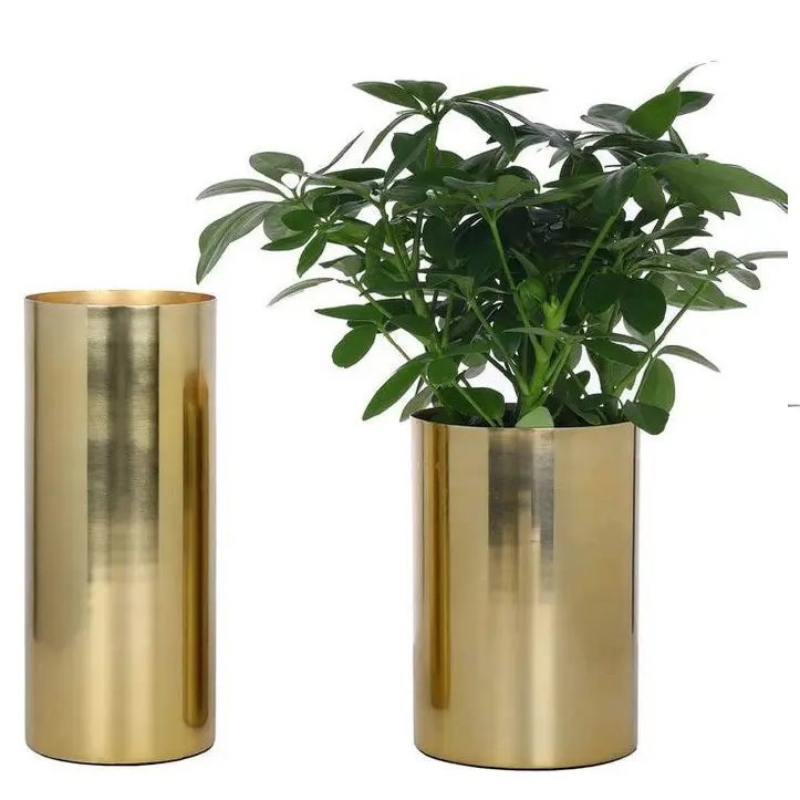 Custom Logo Metal Planter Home Indoor Outdoor Garden Usage Customized Size Metal Planter Supplier by India