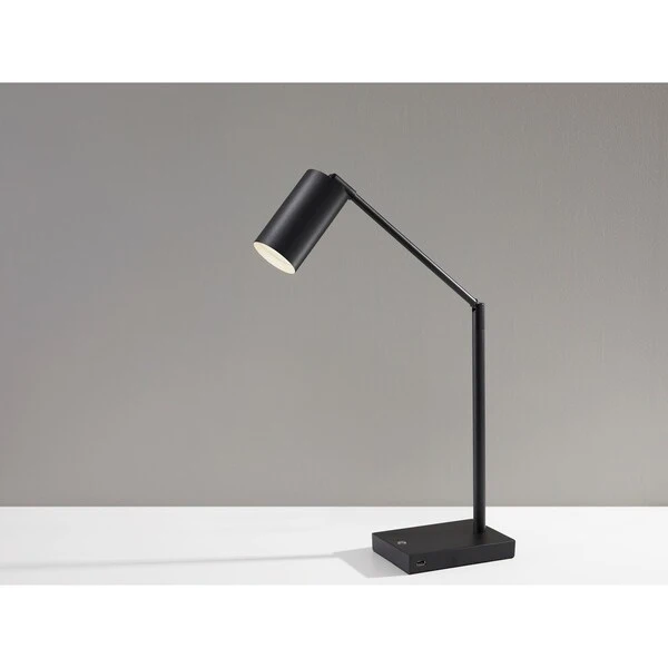 Adesso Black Colby LED Desk Lamp