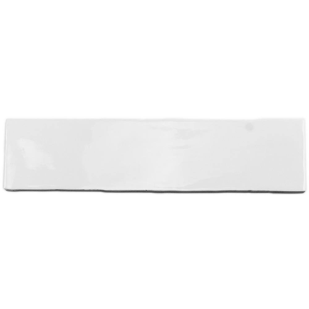 Ivy Hill Tile Catalina White 3 in. x 12 in. x 8 mm Ceramic Wall Subway Tile (44-Pieces 10.76 sq.ft.case) EXT3RD101703