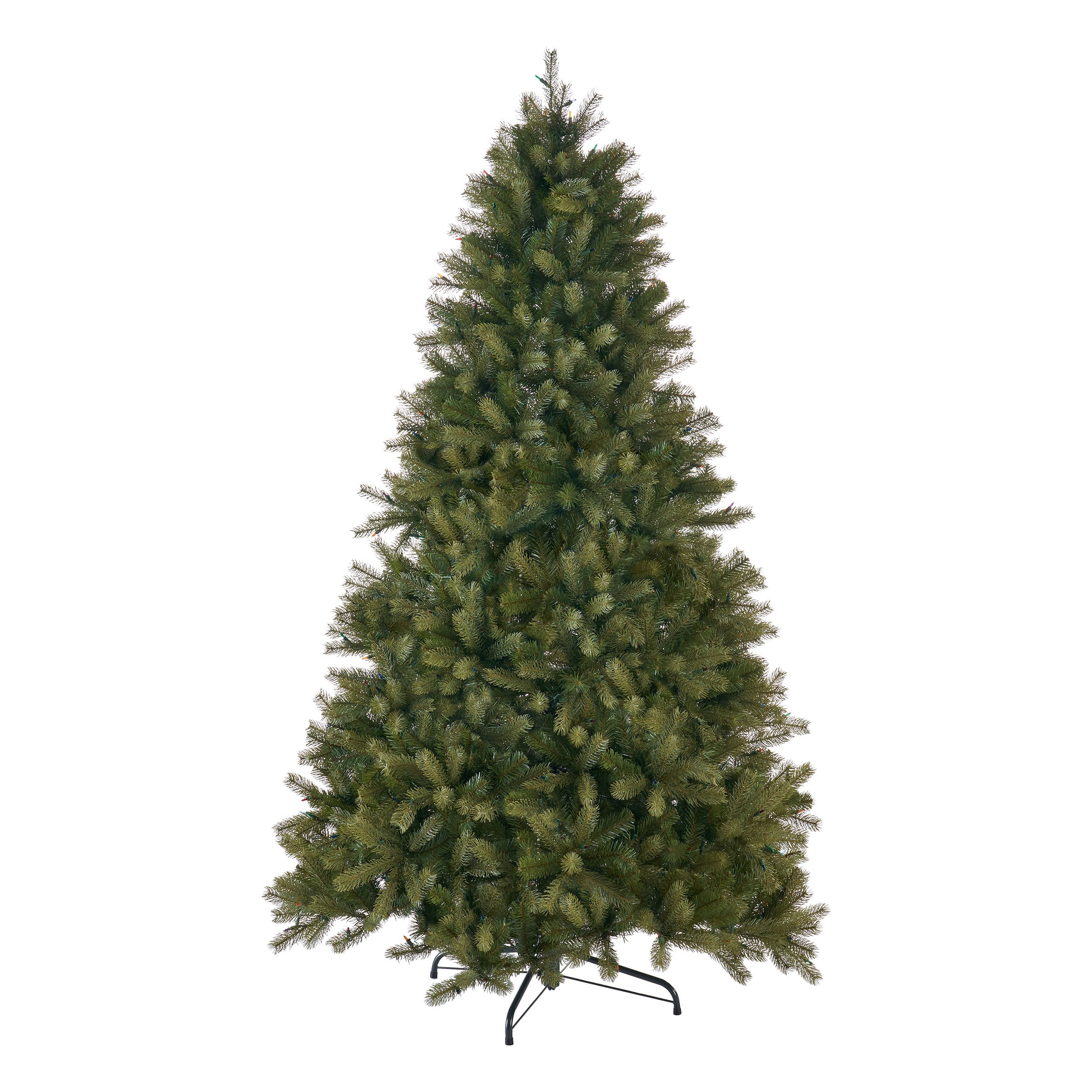 7-Foot Mixed Spruce Hinged Artificial Christmas Tree