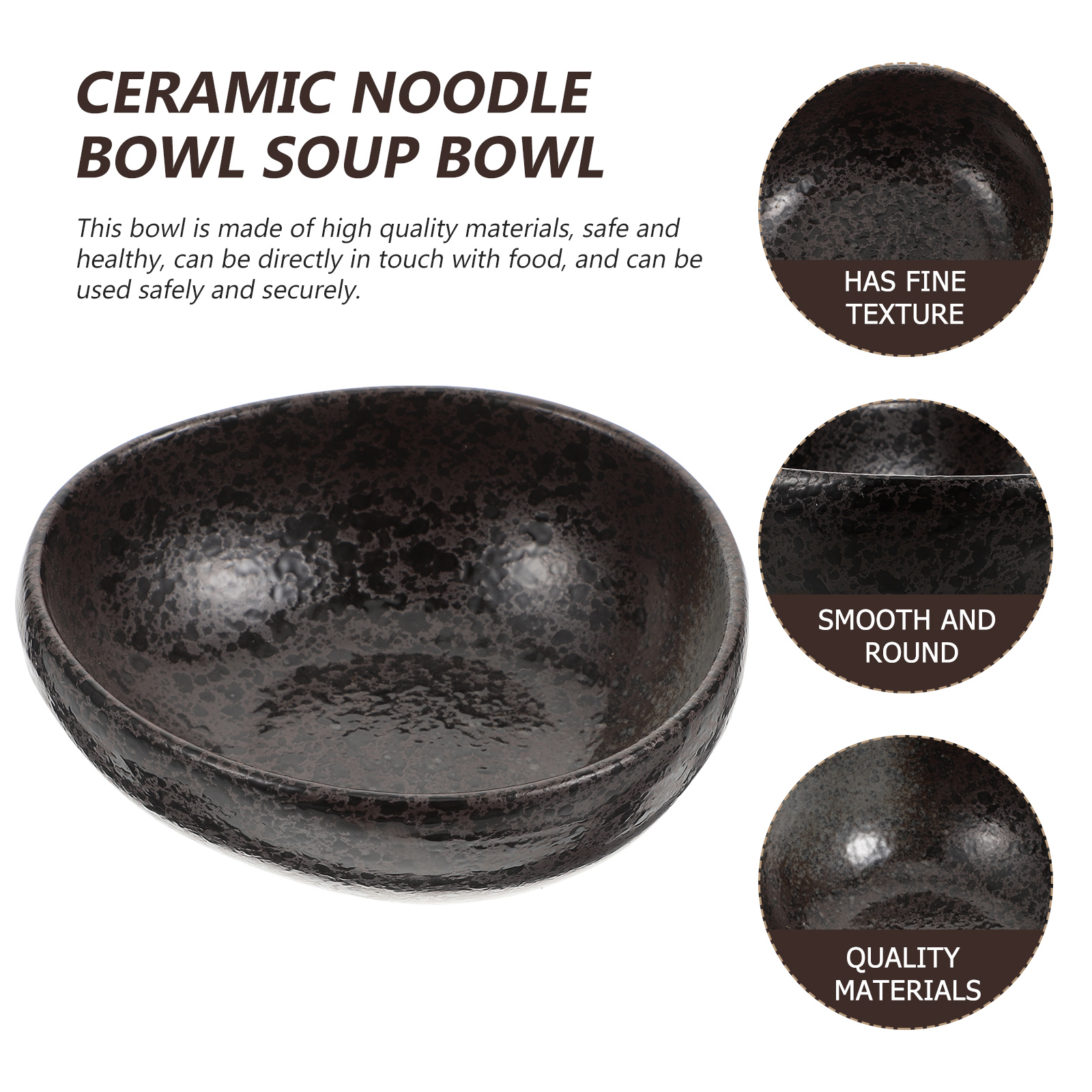 Bowls Ceramic Bowl Ramen Cereal Noodle Soup Rice Salad Porcelain Bowls Melamine Fruit Pho Pottery Pasta Stoneware