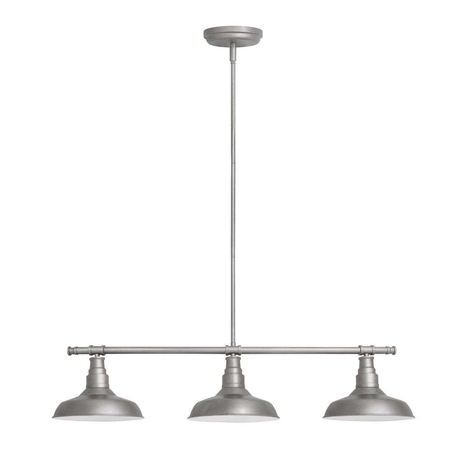 Design House Kimball 3-Light Indoor Pendant in Galvanized Paint