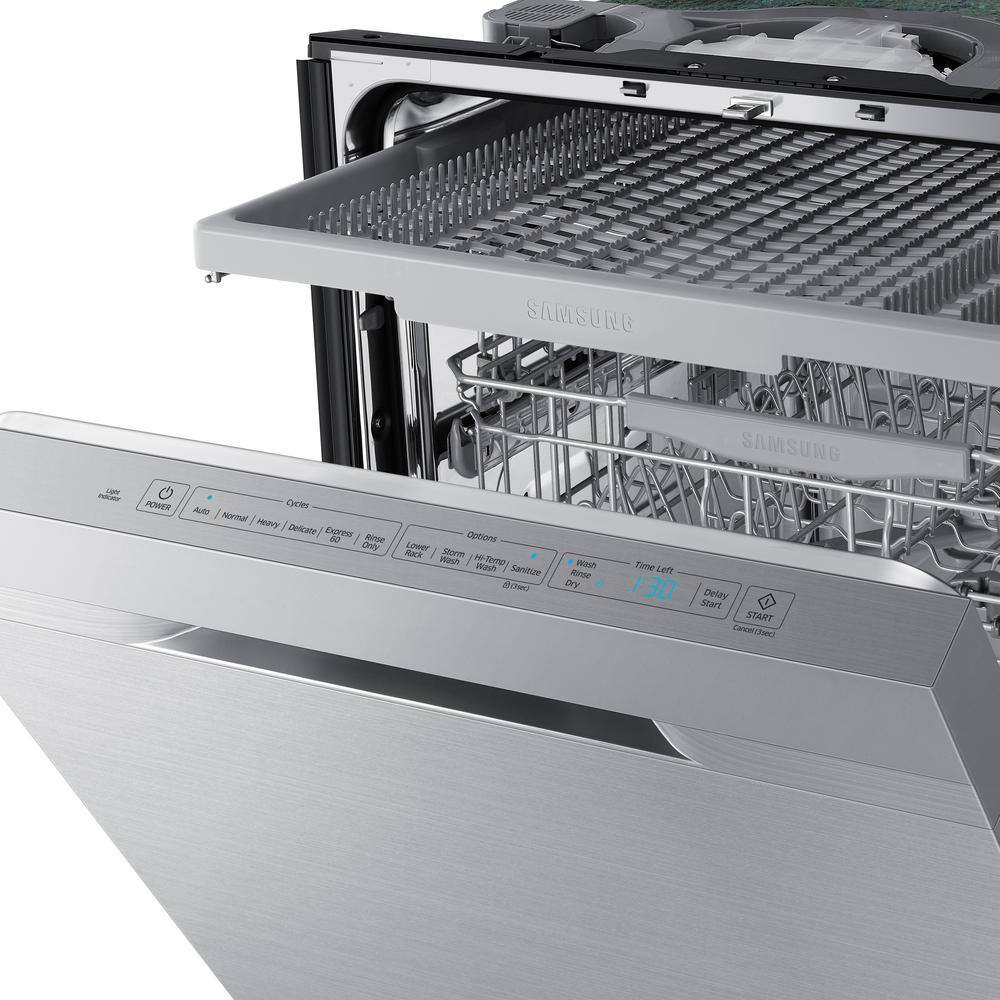  24 in. Top Control Tall Tub Dishwasher in Fingerprint Resistant Stainless Steel with AutoRelease 3rd Rack 48 dBA DW80R5060US