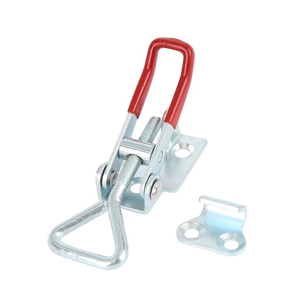 Unique Bargains Car Adjustable Handle Toggle Clamp Latch Lock Hasp With Hole 100kg 220lbs 2pcs