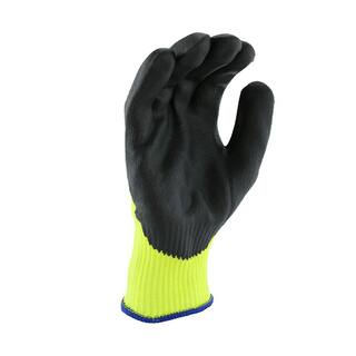 West Chester Protective Gear Men's Barracuda Cut Force Hi Vis X-Large ANSI 8 Cut and Chemical Resistant Glove 37208-XLCC6