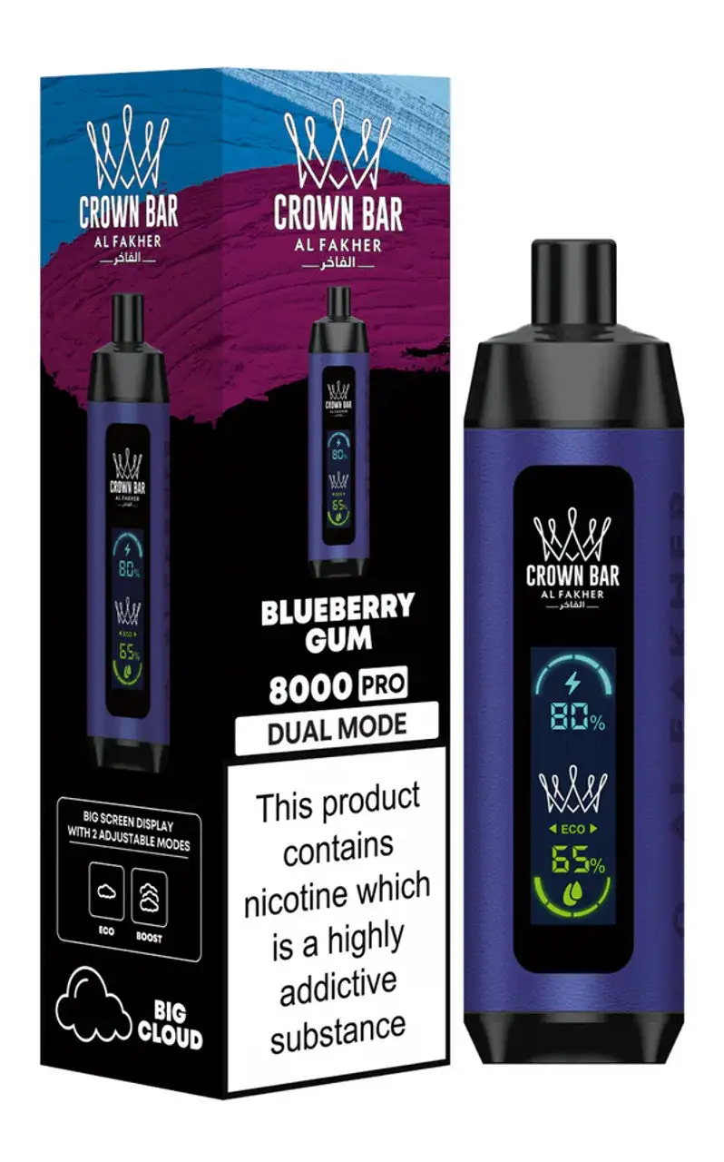 Al Fakher Crown Bar Pro 8000 Disposable