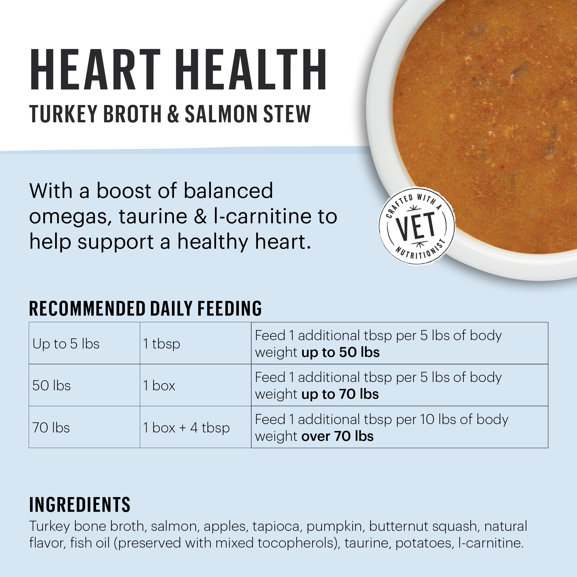 The Honest Kitchen Heart Health Pour Over with Turkey Broth  Salmon Stew Wet Dog Food， 5.5 oz.， Case of 12