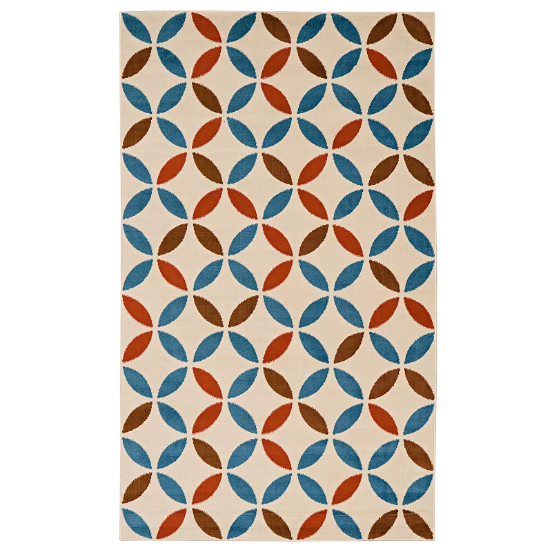 Linon Capri Conrad Star Area Rug