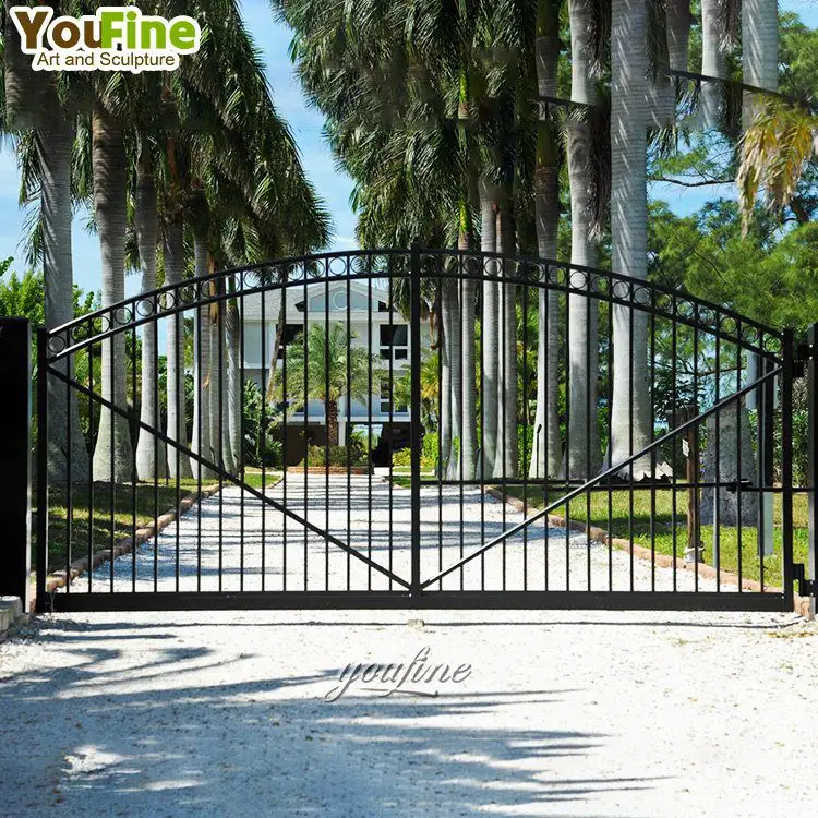 2021 Hot Sale Wrought Iron Entrance Gate Designs