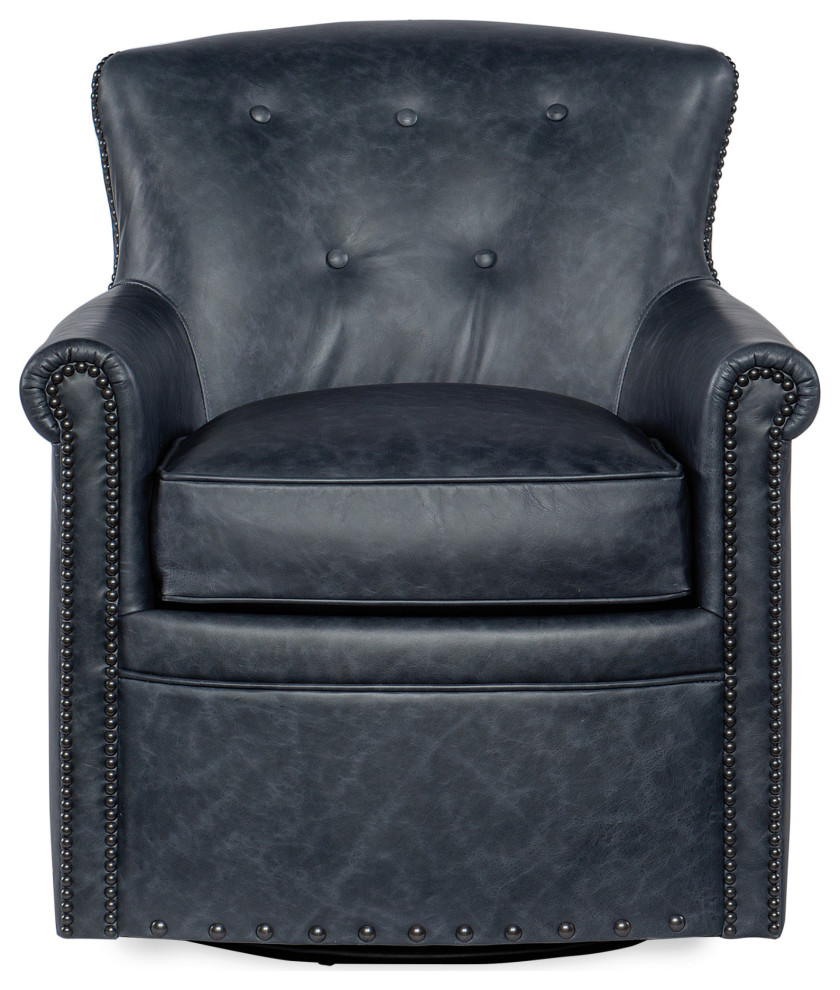 Hooker Furniture CC326 045 CC 29 quotW Leather Accent Chair   Armchairs And Accent Chairs   by Buildcom  Houzz