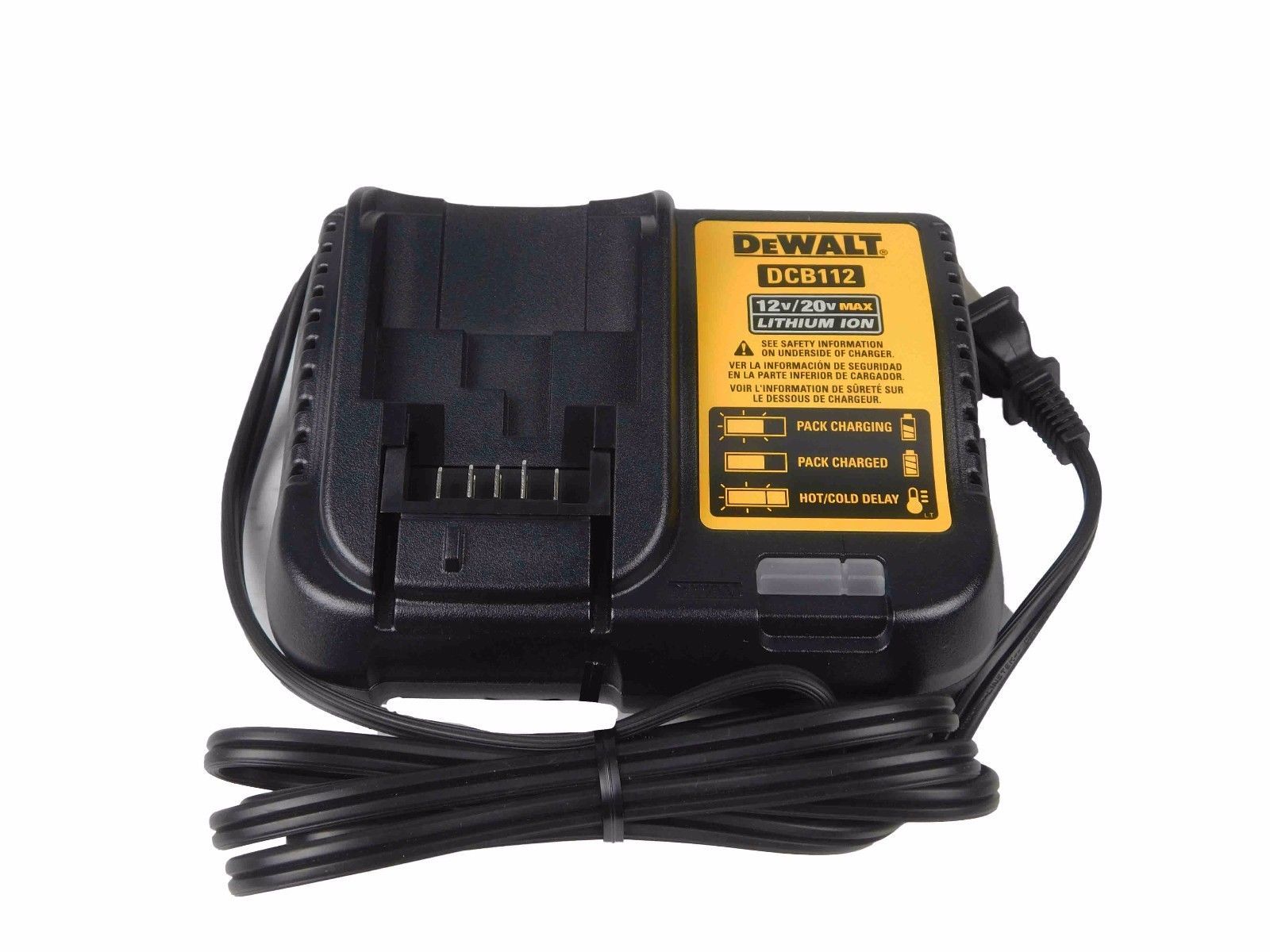 Dewalt 20V DCB112 Charger and 2 DCB203 Batteries