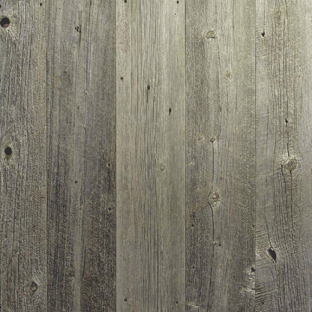 1 in. x 4 in. x 8 ft. Barn Wood Grey Pine Trim Board (6-PieceBox) 0006458