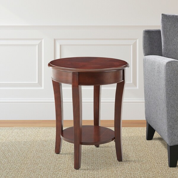 Copper Grove Angelina Cherry Finished End Table