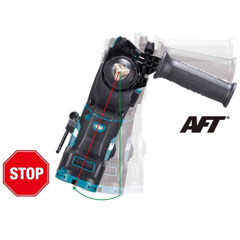 Makita 40V Max XGT Brushless Cordless 1-18 in. Rotary Hammer Kit with Interchangeable Chuck AWS Capable (4.0Ah) GRH02M1