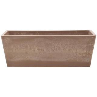 Arcadia Garden Products 17.5 in. x 6.3 in. Taupe Composite PSW Window Box U45TP