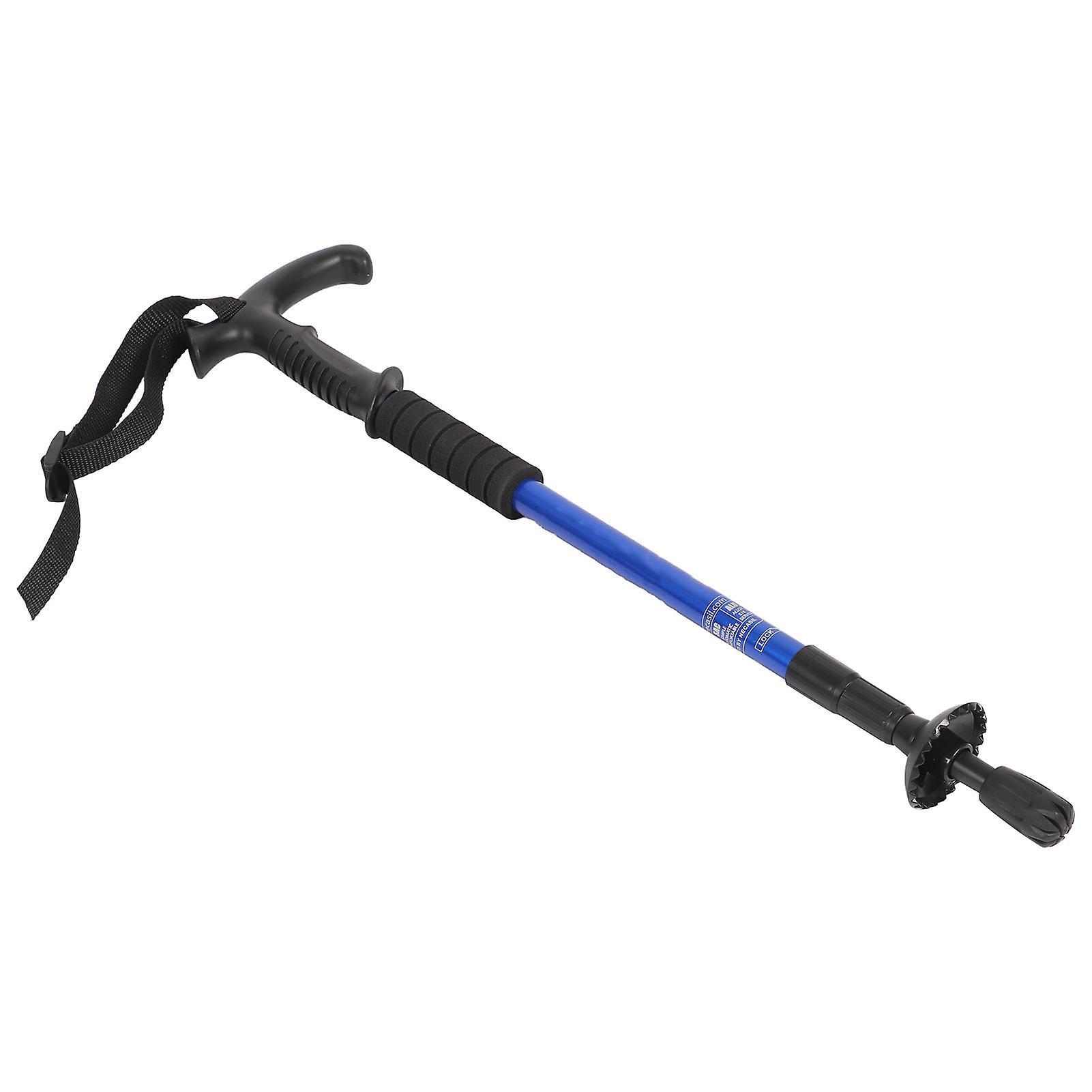 Hiking Pole Shock Resistant Ultralight 3 Sections Walking Stick With Adjustable Height