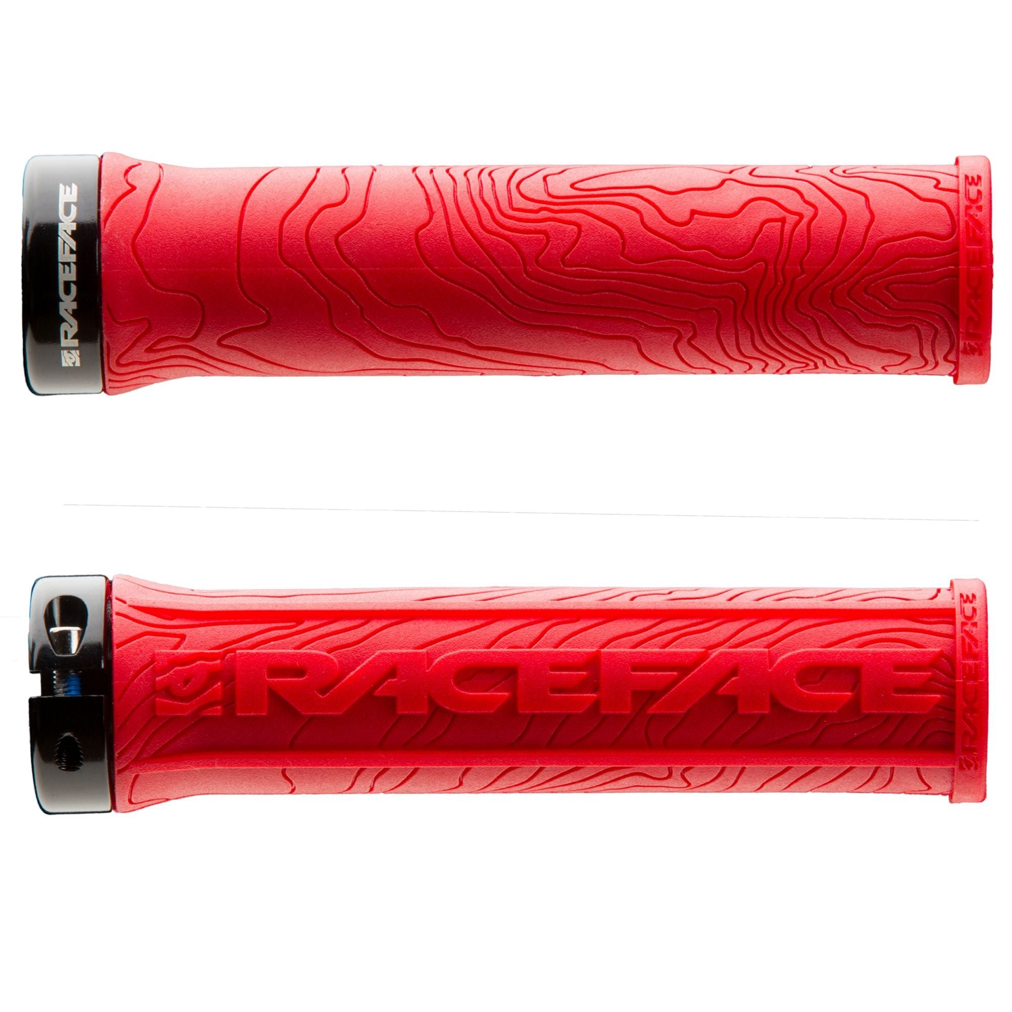 Race Face Half Nelson Lock-On Grips - Red