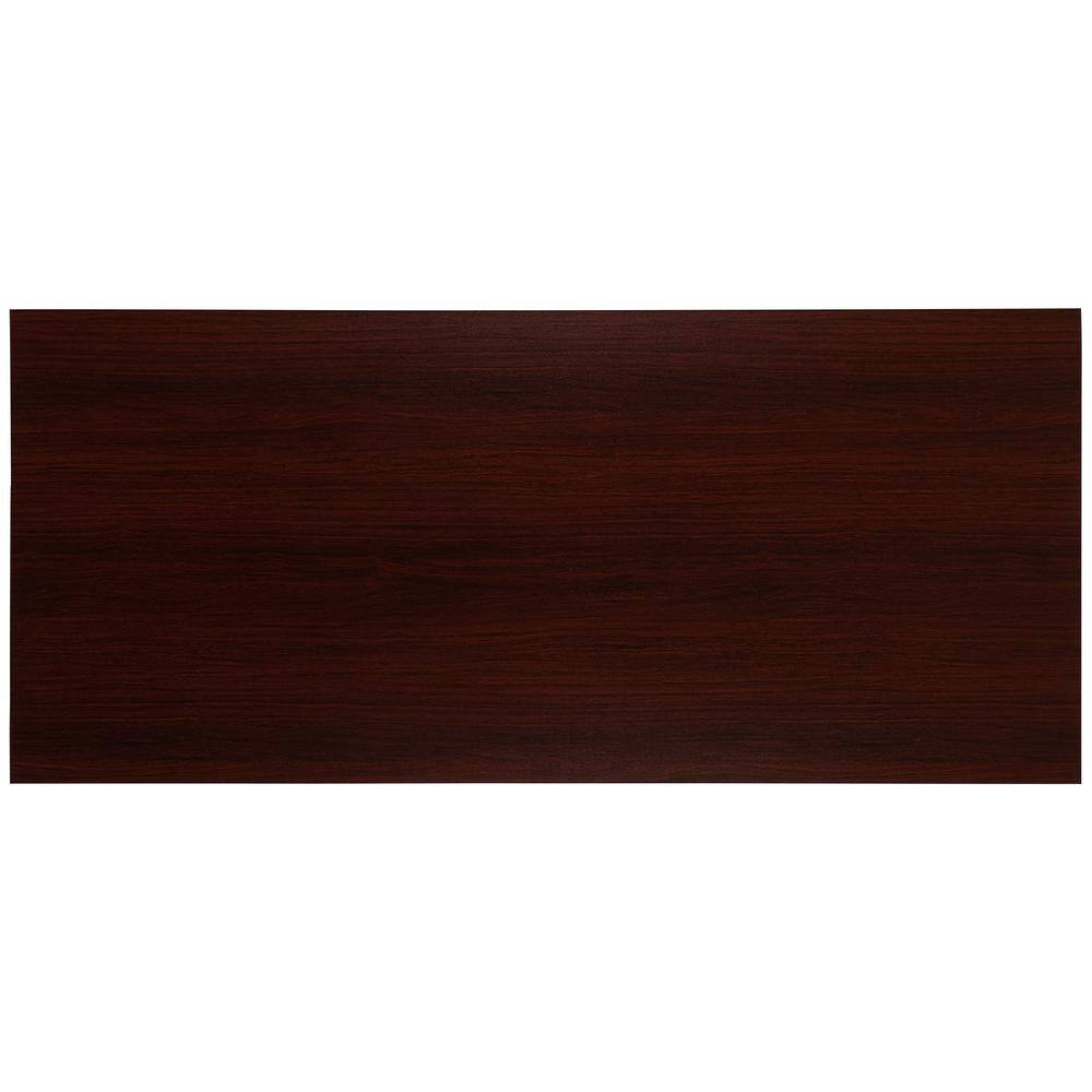 Carnegy Avenue 55 in. Rectangle Mahogany Laminate Computer Desk CGA-GCO-450502-MA-HD