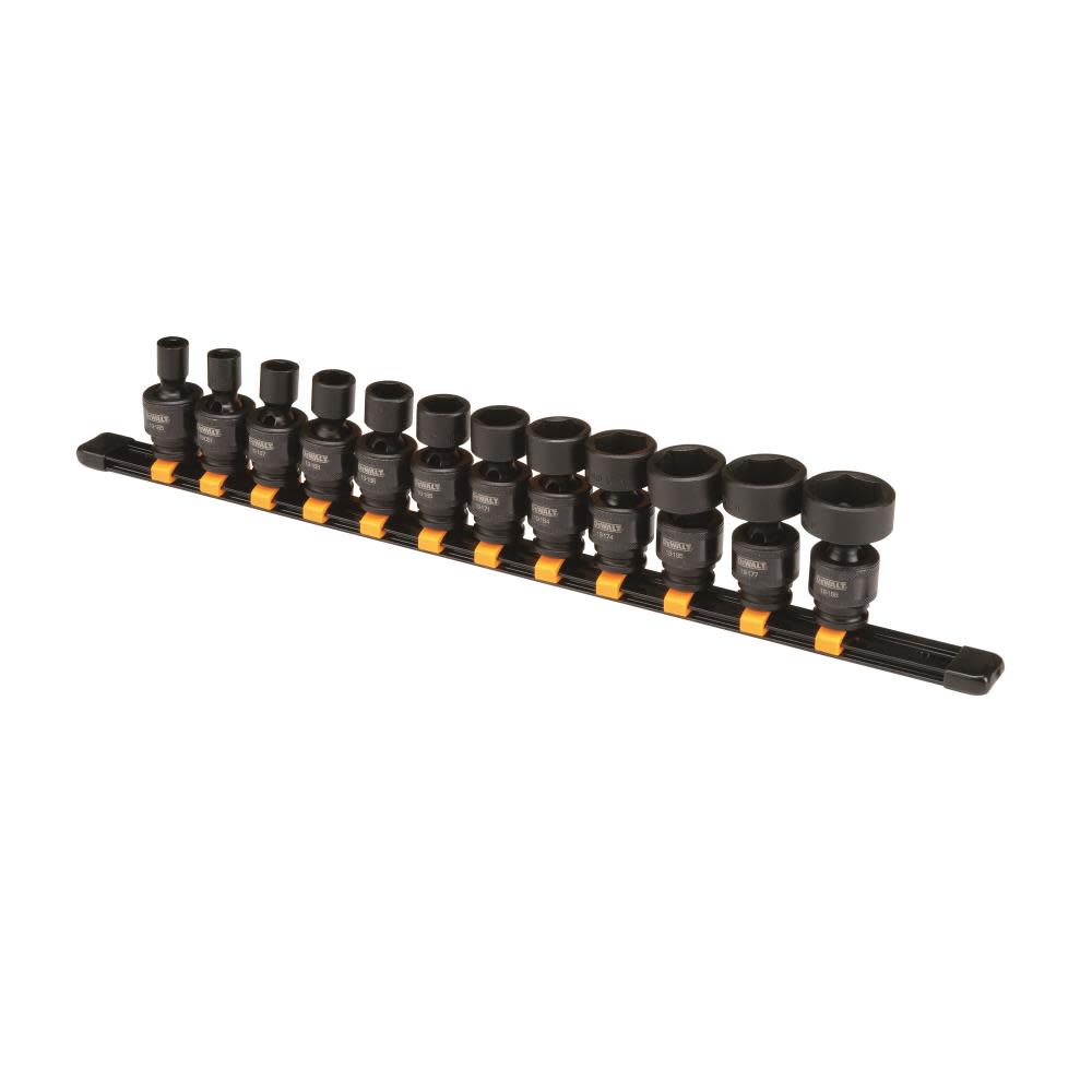 DEWALT 12 Piece 3/8 in Drive Impact Universal Socket Set DWMT19228 from DEWALT