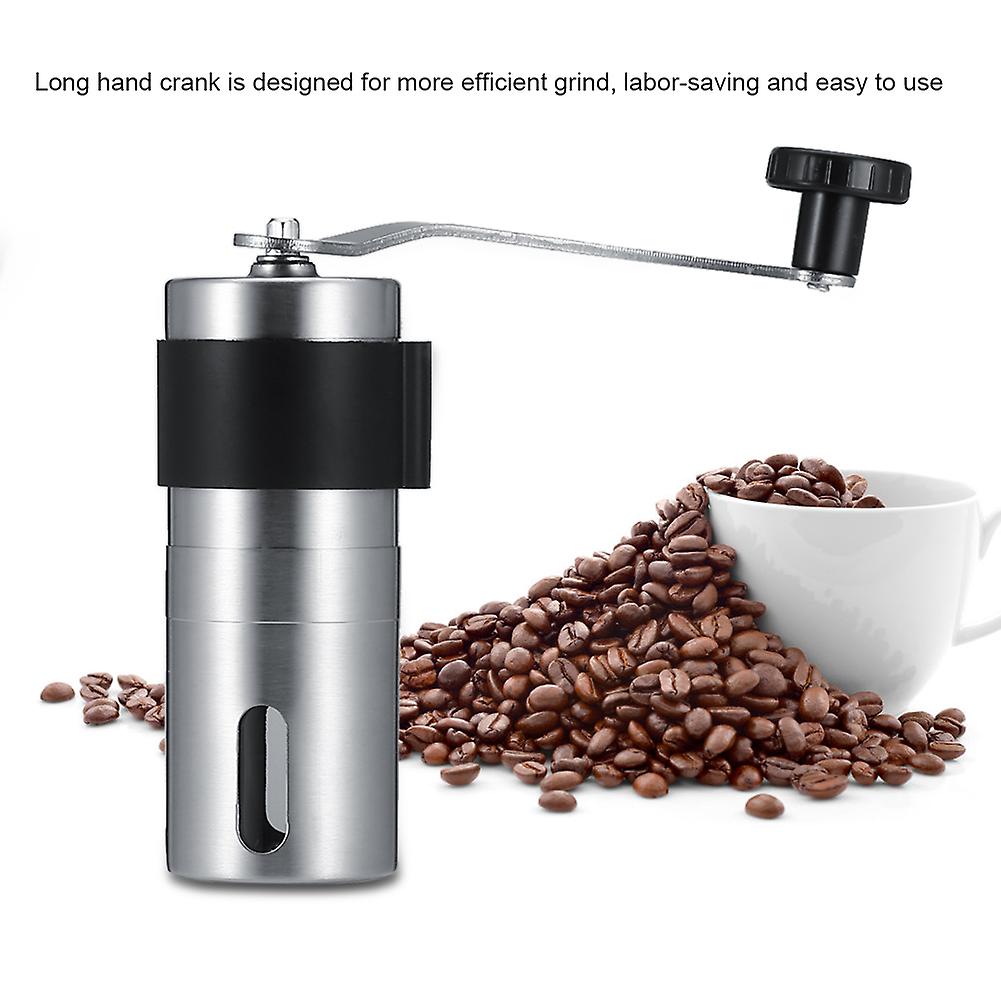 Manual Stainless Steel Coffee Beans Grinder Portable Herbs Pepper Spice Mill Grinding Tool S