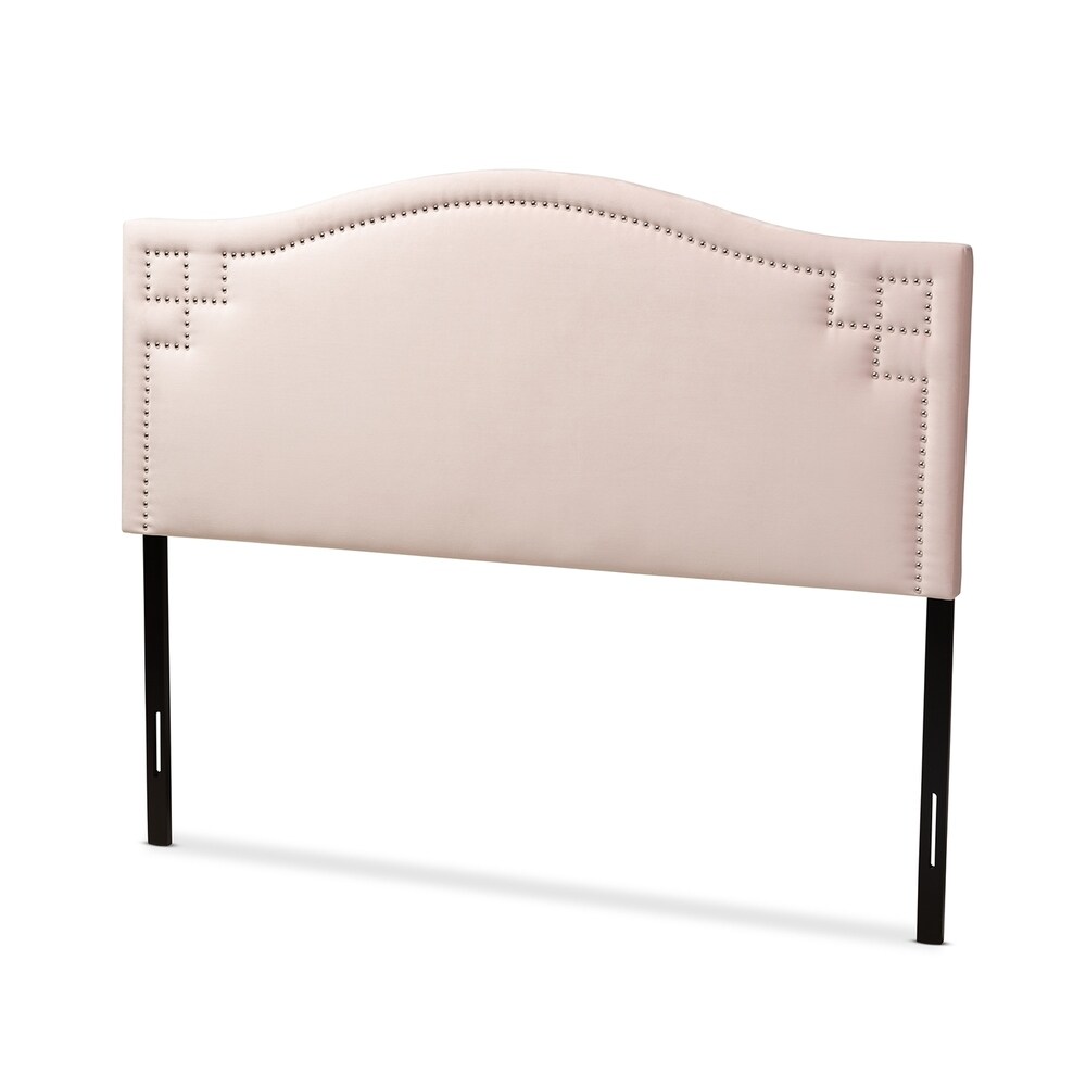 Copper Grove Oleshky Velvet Fabric Headboard