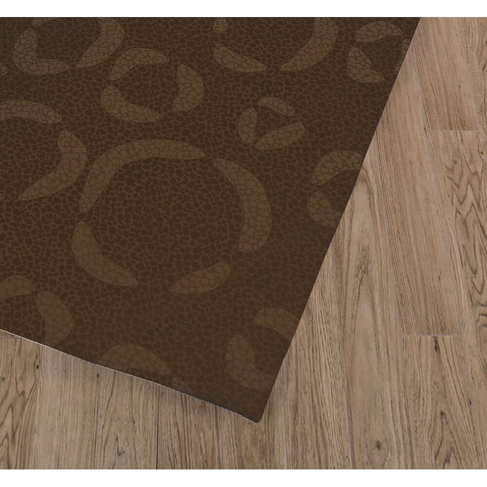 CHEETAH DOTS BROWN Kitchen Mat By Kavka Designs