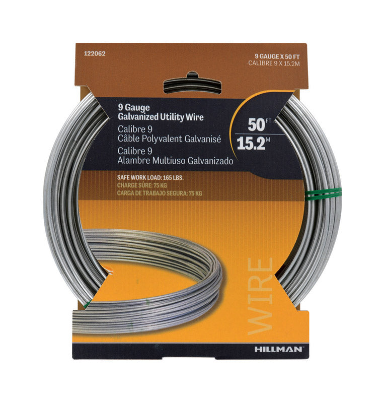 WIRE GALV 9GA 50'