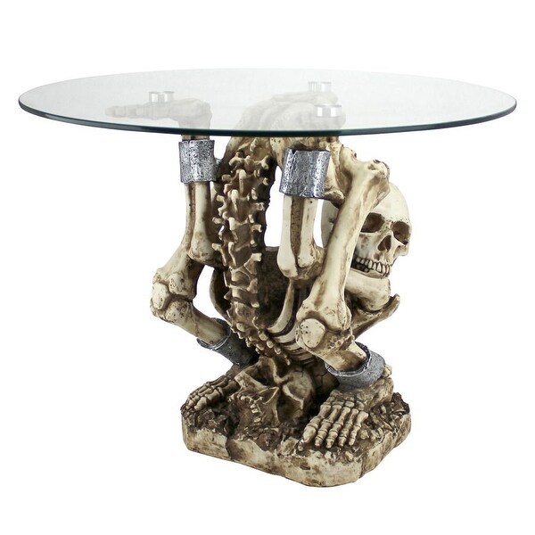 Design Toscano The Contortionist Skeleton Side Table