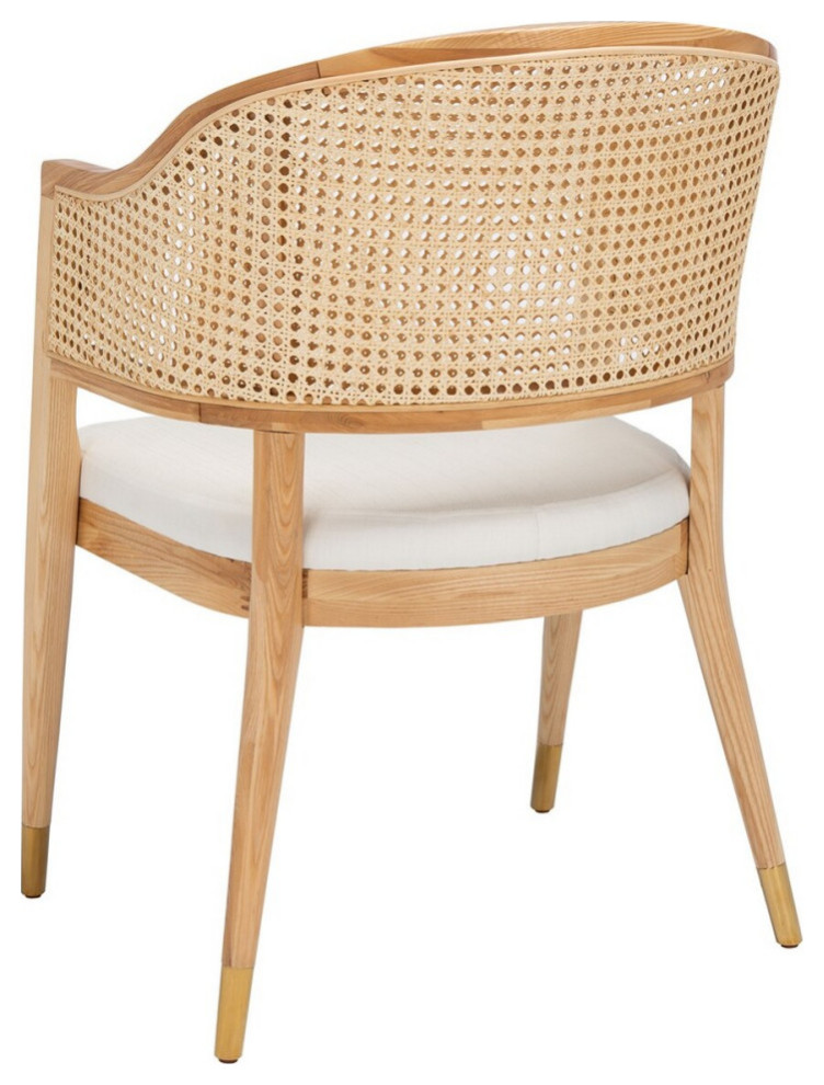 Joliet Rattan Dining Chair Natural Set of 2   Tropical   Dining Chairs   by Virgil Stanis Design  Houzz