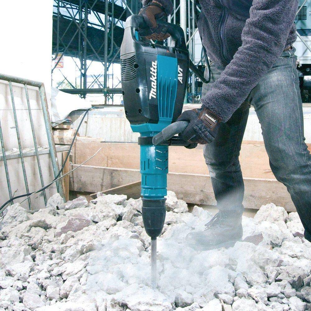 Makita 27 lb. AVT SDS-MAX Demolition Hammer with Free 6 in. Floor Scraper HM1214C-T-02593