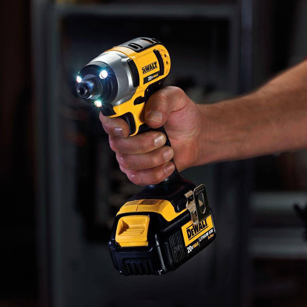 DW 20V MAX Lithium-Ion 15-Gauge Cordless Finish Nailer and 20V MAX Cordless 14 in. Impact Driver DCN650D1wDCF885B