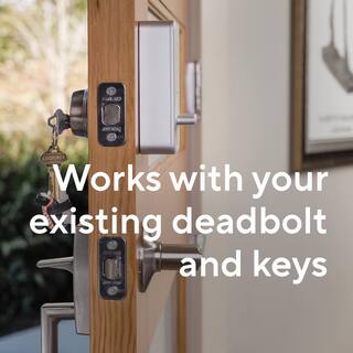 WYZE Single Cylinder Deadbolt Smart Lock WiFi and Bluetooth Enabled Deadbolt Works with Alexa WLCKG1