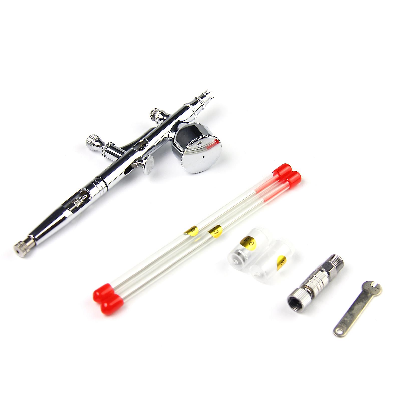 Airbrush Kit Set Gravity Feed Dual-action For Car Painting Art Craft Paint Hobby Model Body Nail Air Brush 0.2/0.3/0.5mm 9cc