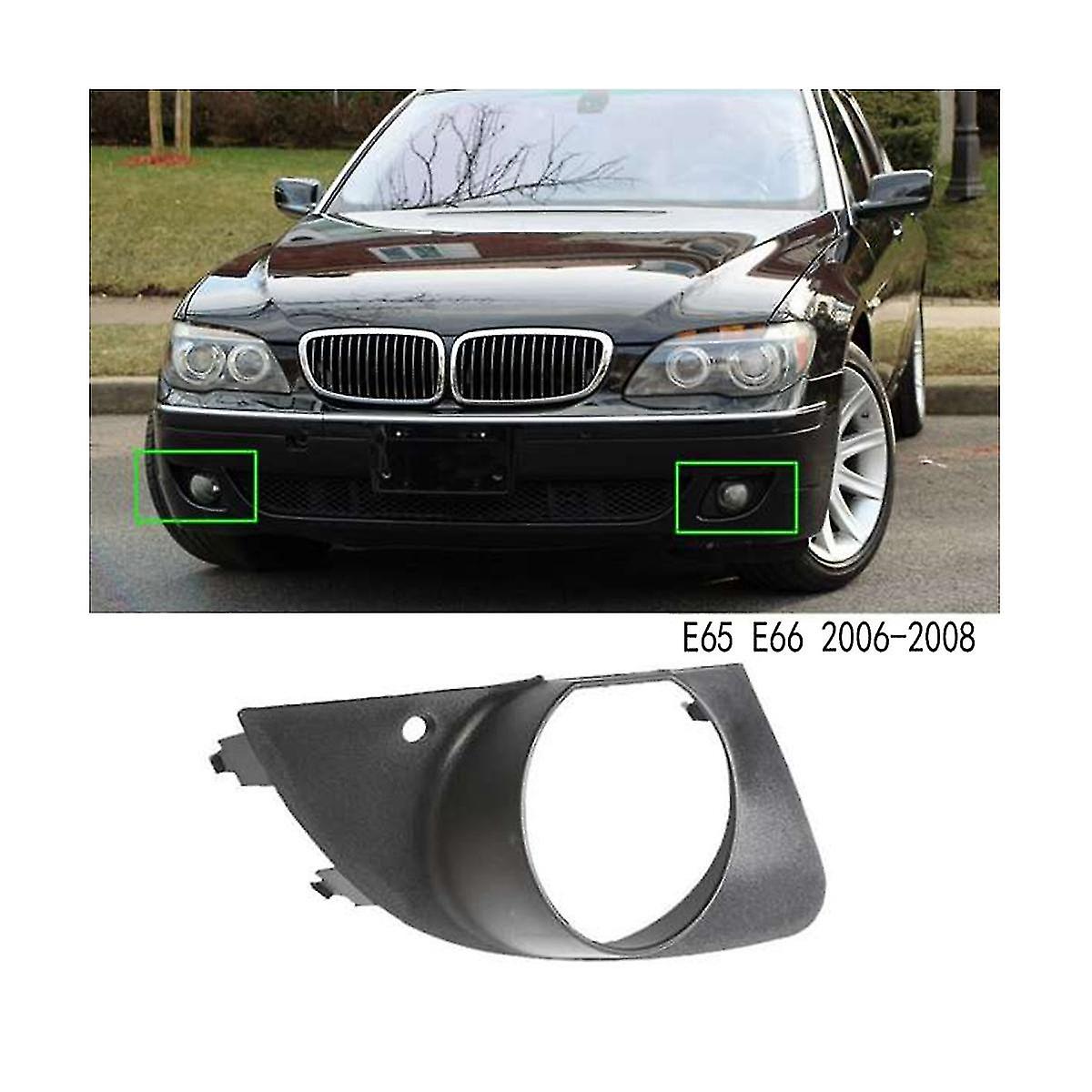 Fog Light Cover Fog Lamp Grille For 7 Series E65 E66 2006-2008 Fog Light Frame 51117142179 51117142