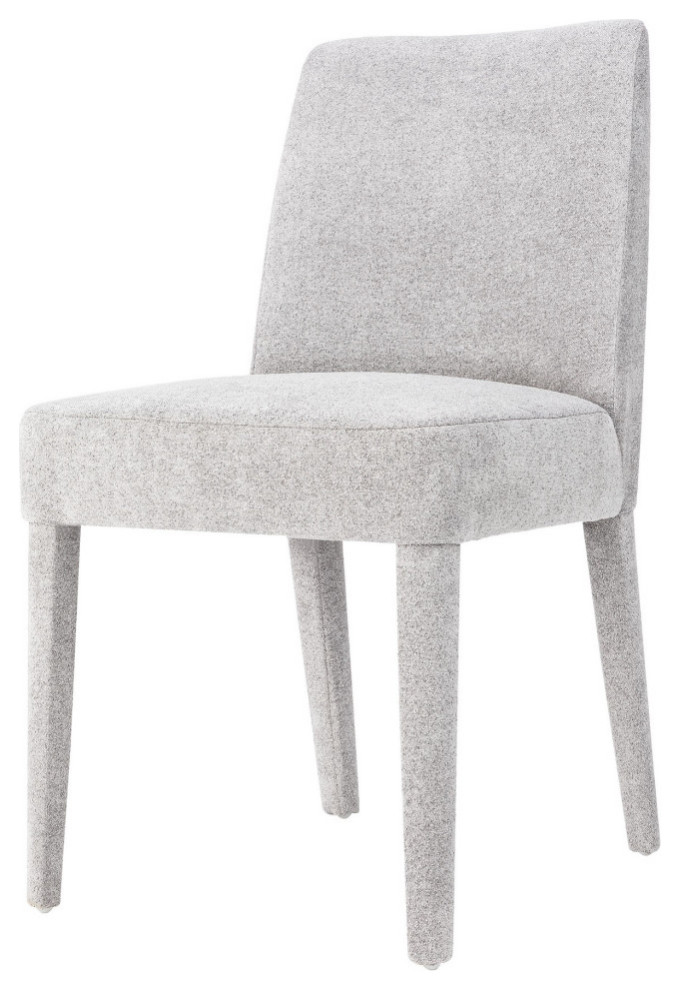 Modern Contemporary Upholstered Vintage Dining Chair  Set of 2   Contemporary   Dining Chairs   by VirVentures  Houzz