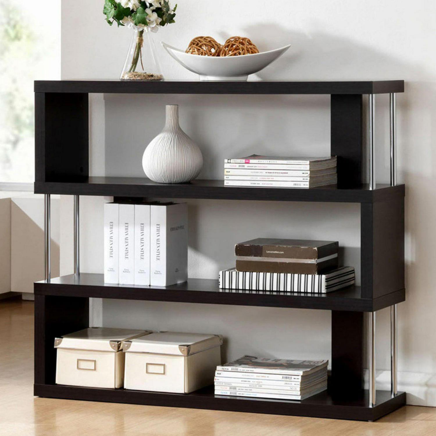 Baxton Studio Barnes 3 Shelf Bookcase